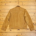 Type III Jean Jacket - Unlined Cow Suede, Suede: Golden, 40" - S#7316