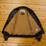 1950s College Jacket, Vicenza: Blackened Brown, 36" - S#7066