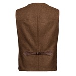 Shackleton Vest With English Melton Wool Back