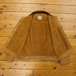 Type III Jean Jacket - Unlined Cow Suede, Suede: Golden, 42" - VA#2214
