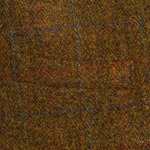 END OF LINE/CLEARANCE Harris Tweed Waistcoat: Autumn Window Pane (SIZE L)