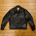 Type III Jean Jacket, Jerky (High Grain): Black, 42" - S#6957