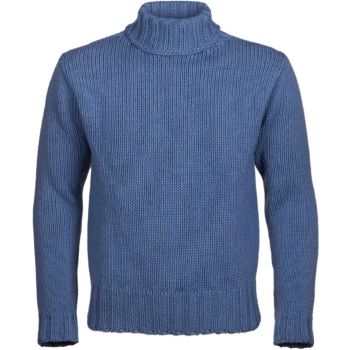 Aero blue rollnect sweater
