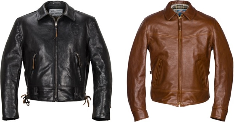 Black vs brown leather jackets